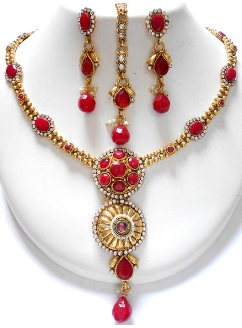 Polki Necklace Set